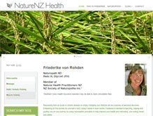 Tablet Screenshot of naturenz.com